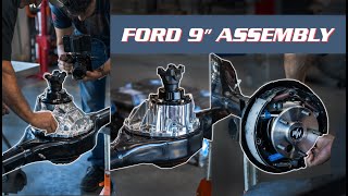 How To Assemble Ford 9Inch  EBrake Cable Brake Lines Axles amp MORE [upl. by Manchester]