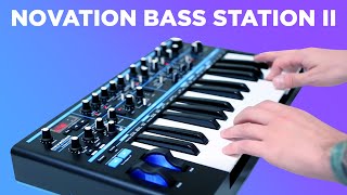 Novation Bass Station II  Synthesizer Demo  Analog MonoSynth Monster [upl. by Jerrome]