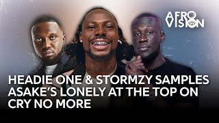 Headie One amp Stormzy samples Asake’s Lonely at the Top on Cry No More [upl. by Wiburg]