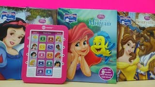 DISNEY PRINCESS ELECTRONIC ME READER TABLET COMPUTER TOY TO HELP LEARN ENGLISH [upl. by Lapham692]