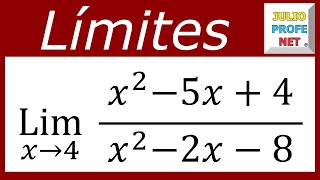 LÍMITES ALGEBRAICOS  Ejercicio 7 [upl. by Enhpad]