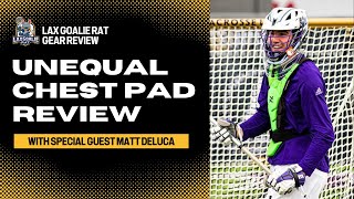 Unequal Chest Pad Review with PLL goalie Matt Deluca [upl. by Bouchard]