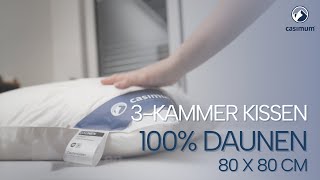 Das Kissen das deinen Schlaf für immer verändert 😍  100 Daunen – Maximaler Komfort XL Variante [upl. by Anisamot]