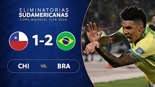 CHILE vs BRASIL 12  RESUMEN  ELIMINATORIAS SUDAMERICANAS  FECHA 9 [upl. by Oer]