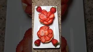 Mini strawberry cheesecake reels food shortvideo foodie sweet cheesecake recipe like ￼ [upl. by Esinert]