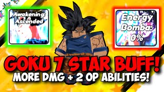 Goku UI 7 Stars NEW BUFF 2 OP ABILITIES Made Him OP FINALLY  ASTD Showcase [upl. by Belicia]