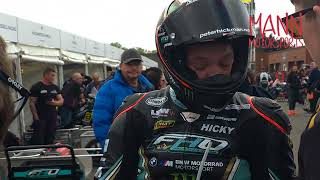 Isle of Man TT 2024 🇮🇲 Peter Hickman Talks to Team After Superbike Qualifying Lap [upl. by Navonoj]