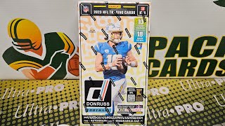 2023 Donruss Football Hobby Box Opening 1 Auto 1 Mem per Box Rated Rookies [upl. by Calen]