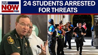 Sheriff Grady Judd 24 students arrested in 28 days for Florida school threats  LiveNOW from FOX [upl. by Nie628]