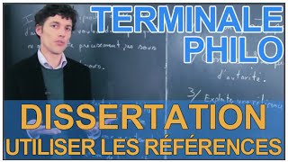 Dissertation  utiliser les références  Philosophie  Terminale  Les Bons Profs [upl. by Adihsaar622]