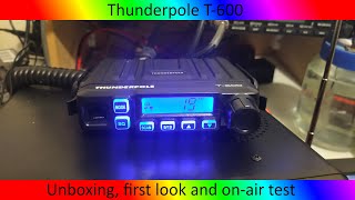 Thunderpole T600 unboxing first look and onair test [upl. by Chow]