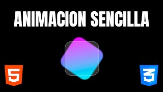 ✅ Como Crear una Animación Sencilla con CSS y HTML facil [upl. by Kifar293]