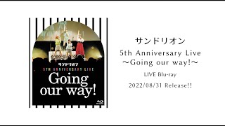 【サンドリオンLIVE Bluray視聴動画】8月31日水発売！「サンドリオン5th Anniversary Live〜Going our way〜Bluray」 [upl. by Lillith683]