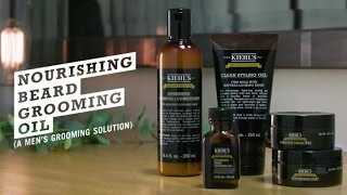 How to Use Nourishing Beard Grooming Oil  Kiehls Men [upl. by Nottarts]