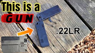 Lifecard 22lr Review amp Shoot Credit Card Gun [upl. by Netsreik336]