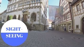 Sightseeing in der Fachwerkstadt Eppingen in GERMANY [upl. by Deming]