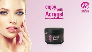 ACRYGEL  Applicazione su Unghia Naturale [upl. by Oringa]