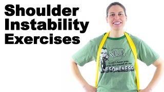 Shoulder Instability Exercises  Ask Doctor Jo [upl. by Adlesirc]