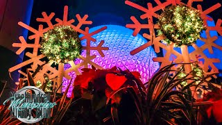 Epcot Entrance  Holiday Area Music Loop [upl. by Klemens]