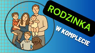 RODZINKA W KOMPLECIE  Piosenka o rodzinie Piosenka dla Mamy i Taty 👪 [upl. by Derdlim]