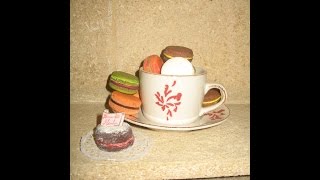 DIY  Marqueplace macaron en pâte fimo et plastique fou idée cadeau Noël HD [upl. by Yroger]