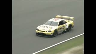 1999 JGTC Penzoil Nssan Skyline R34 GTR vs the Castrol TOMs Toyota Supra MK4 JZA80 track action [upl. by Elvira969]