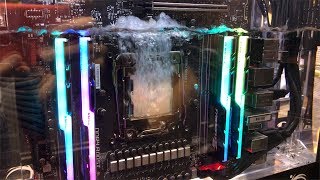 Non ho MAI visto una cosa simile  Submerged PC senza dissipatori Gamescom2017 [upl. by Scoles]