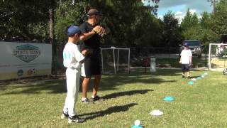 Learning How to Throw the Baseball Correctly 7 amp 8 year olds [upl. by Lemuelah217]