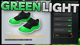 HOW TO MAKE Air Jordan 11 Low quotGreen Lightquot IN NBA 2K24 NBA 2K24 Shoe Creator [upl. by Eiffe510]