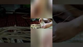 Art Project 1Mat Weaving using quotVoivoiquot or pandanus leaves Video1 out of 3 [upl. by Yolanda502]