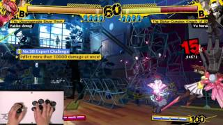 Persona 4 Arena Challenge 30  Yukiko Amagi Guide [upl. by Tnemelc]