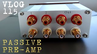 The Tisbury Audio Mini Passive Preamp The Audiophile Barista Vlog 115 [upl. by Lrigybab]