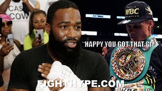 ADRIEN BRONER REACTS TO REGIS PROGRAIS BEATING ZORRILLA BY SPLIT DECISION “YOU GOT THAT GIFT” [upl. by Ardnas908]