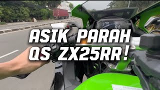 QUICKSHIFTER amp AUTO BLIPPER EMANG BIKIN NYANDU  Test Quickshift amp Auto Blipper Kawasaki ZX25RR🔥🔥 [upl. by Norford32]