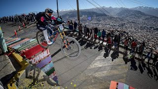 LA PAZ CHALLENGE DOWNHILL4000  VladyF race  Descenso MTB Urbano mas largo y alto del mundo Bolivia [upl. by Arabele]