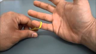 How To Make A Rubber Band Gun With Your Hand [upl. by Yoko]