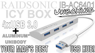 RaidSonic Icy Box IBAC6401 USB 30 HUB Unboxing [upl. by Kulda]