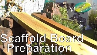 How to Prepare Scaffold Boards for use in Woodworking Projects [upl. by Silver387]