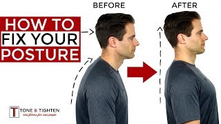 How To Correct Your Posture  5 Home Exercises To Fix Your Posture [upl. by White479]