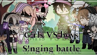 GIRLS VS BOYS SINGING BATTLE GACHA LIFElikecommentRead description [upl. by Machos132]