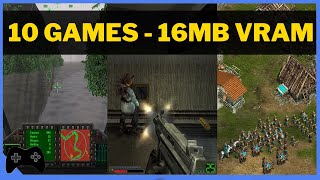 10 Games for 16MB GPU  Nvidia TNT2 M64 VANTA 1999 [upl. by Htnicayh]