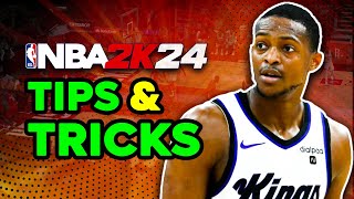 16 Tips And Tricks You NEED To Know In NBA 2K24 [upl. by Olraced]