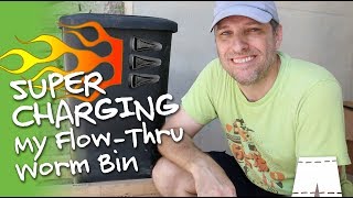 How To Supercharge My Flow Through Worm Composting Bin [upl. by Haldi612]