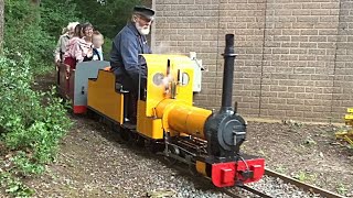 ON TRAIN POV AT COPSEWOOD MINIATURE RAILWAY BINLEY COVENTRY 7th August 2021 [upl. by Eineg]