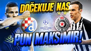 LIGA SAMPIONA GOSTUJEMO DINAMU NA MAKSIMIRU ZA PROLAZ DALJE U GRUPI  DINAMO ZAGREB VS PARTIZAN [upl. by Novyad]