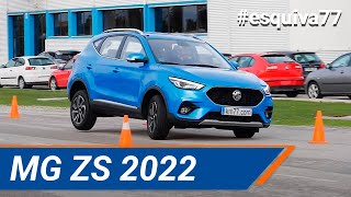 MG ZS 2023  Maniobra de esquiva moose test y eslalon  km77com [upl. by Luwana]