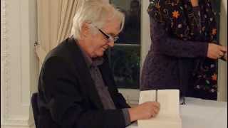 Henning Mankell signing autographs on November 21st 2012 in Stuttgart Germany EXCLUSIVE HD [upl. by Eirrak102]