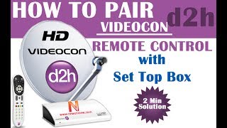 How to Pair Videocon D2H Remote in 2 Minutes  Simple Solution for D2H Remote Pairing  DTH Pairing [upl. by Carine]