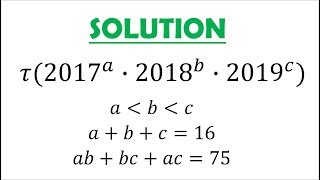 Solution Number of Divisors [upl. by Bayard]