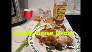 2 minute prep bone broth [upl. by Langille289]